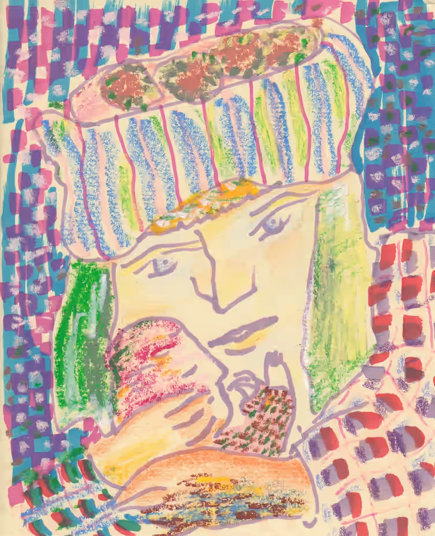 Mère à carreau