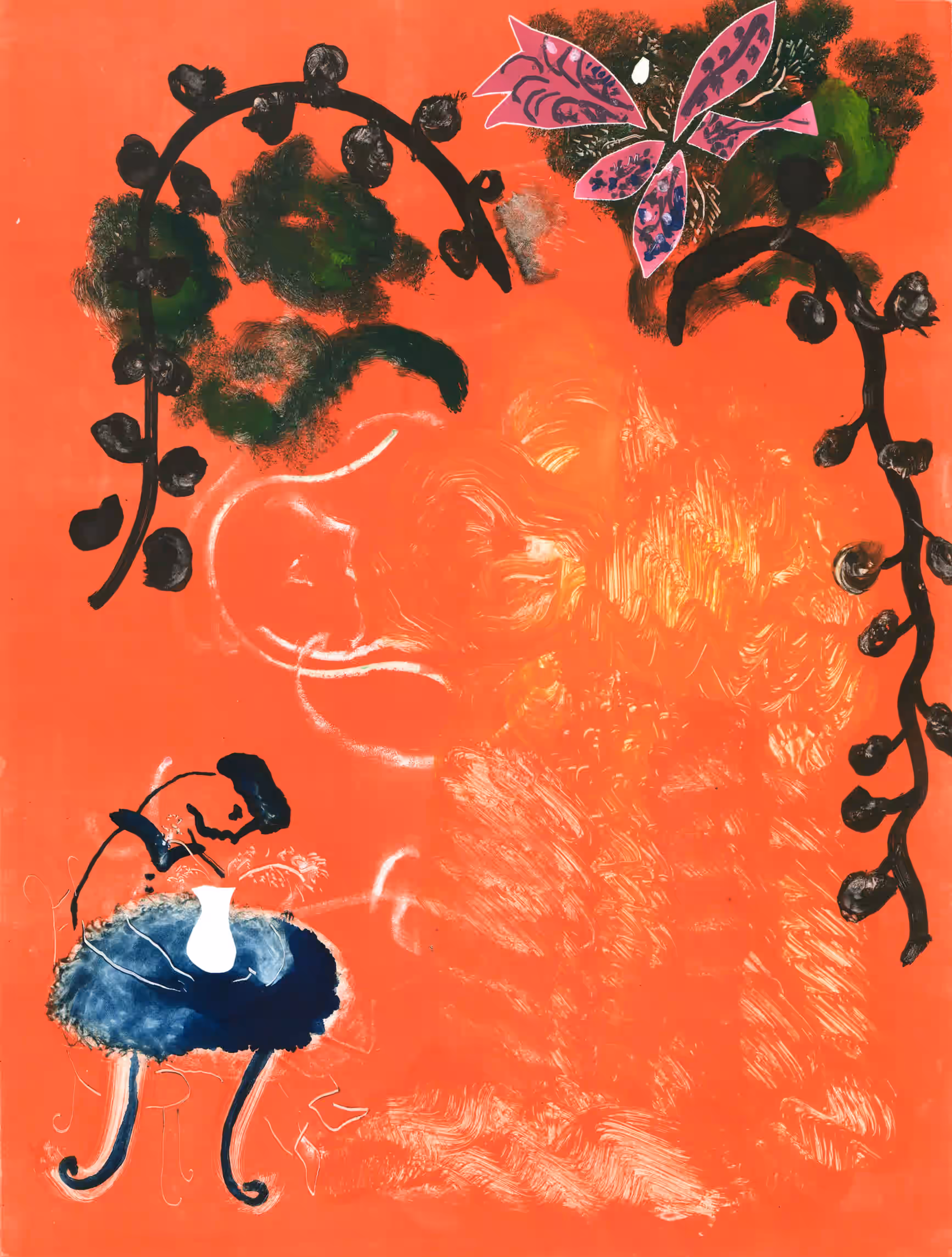 Orange Vase